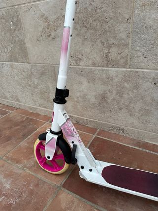 Patinete Oxelo Mid 7 blanco y rosa