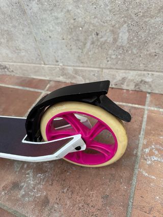 Patinete Oxelo Mid 7 blanco y rosa