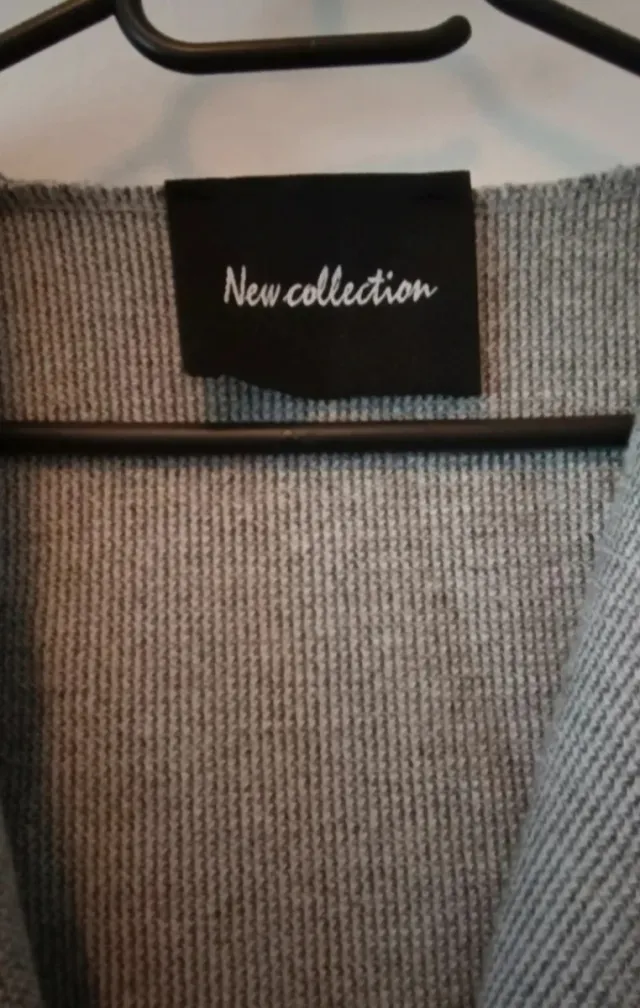 Trench grigio New Collection taglia unica