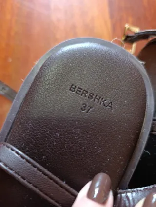 Sandalias de plataforma marrones