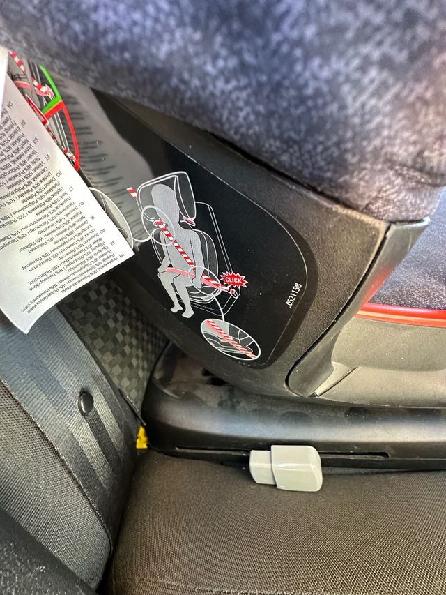 Silla de coche Bebé Confort gris y azul con ISOFIX