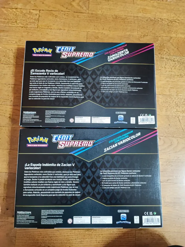Pack Pokémon Cenit Supremo Zamazenta y Zacian