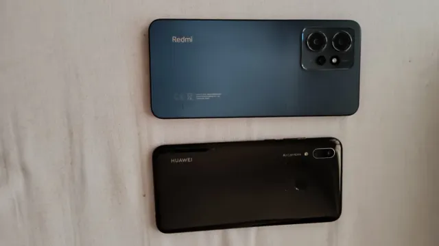 Huawei P Smart y Redmi Note 12 Negros