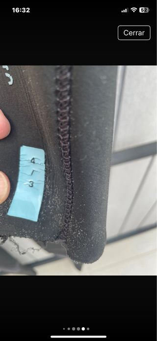 Traje neopreno invierno L 4/3mm