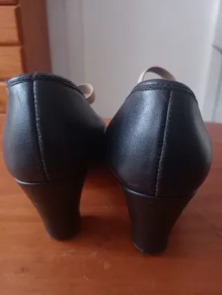 Zapatos Flamenca Happy Dance Negros