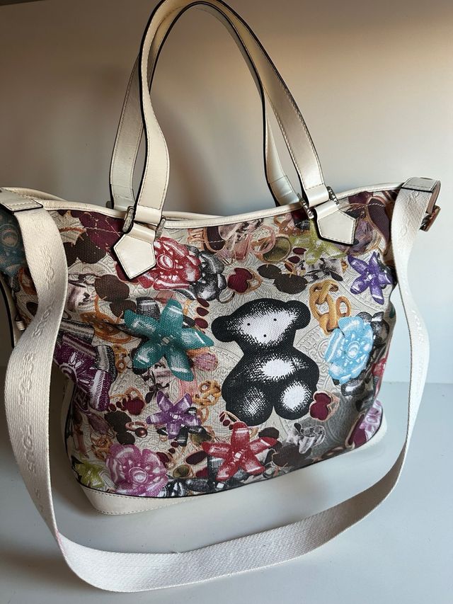 Bolso Tous Multicolor Estampado Oso Flores