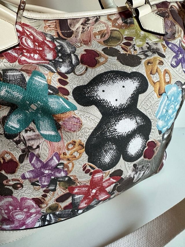 Bolso Tous Multicolor Estampado Oso Flores