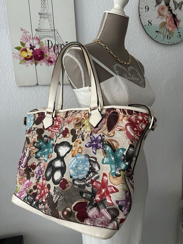 Bolso Tous Multicolor Estampado Oso Flores