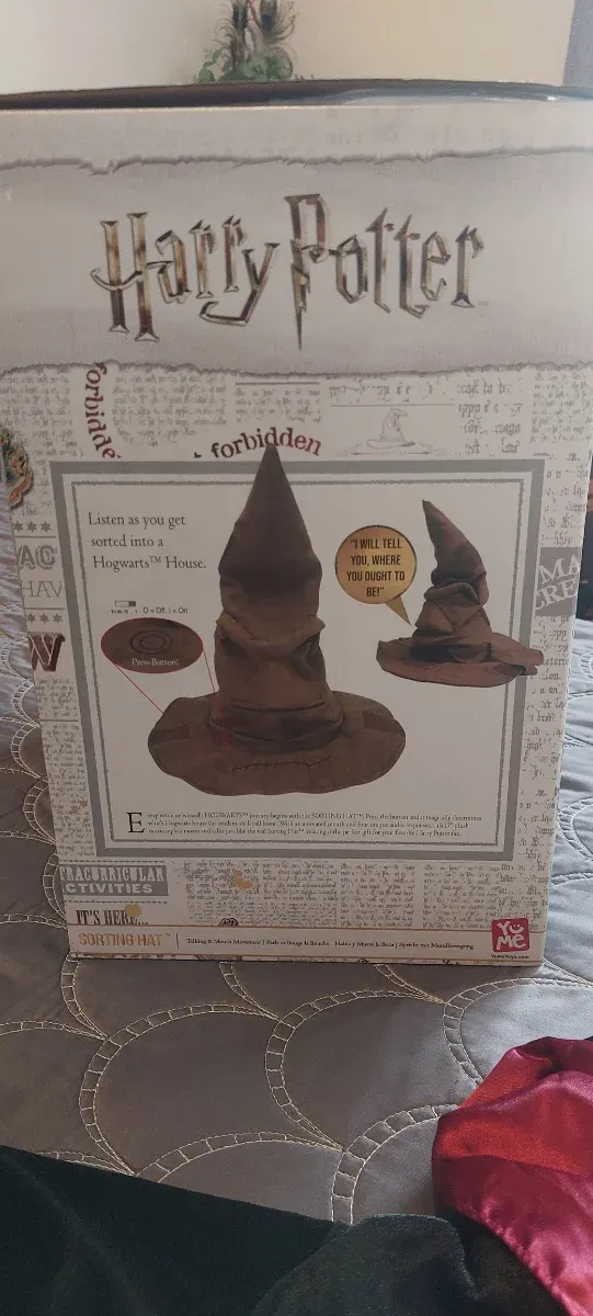 Harry Potter.Sombrero seleccionador/disfraz/varita