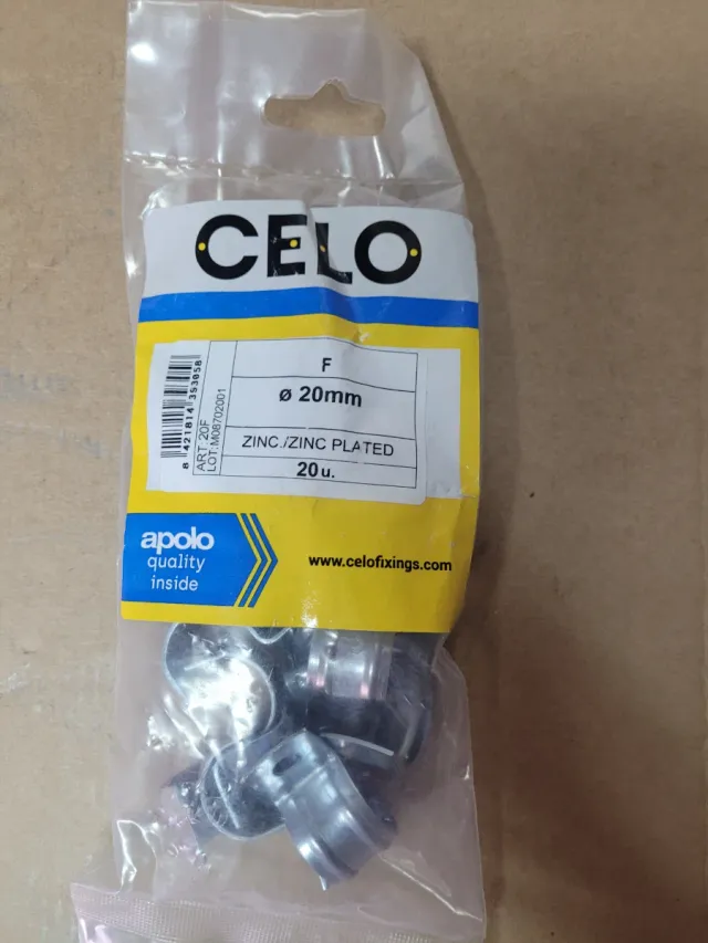 Lote de 45 paquetes de Grapas para tubería (Pack 1