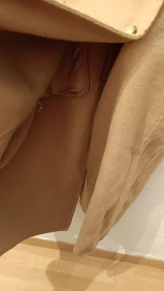 Abrigo paño lana oversize Zara