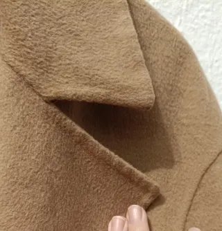 Abrigo paño lana oversize Zara