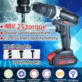 BLACK FRIDAY!! Kit Taladro Inalámbrico 2 Baterías