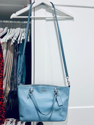 Bolso Coach Azul Piel