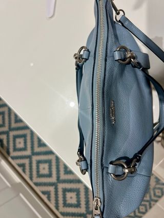 Bolso Coach Azul Piel