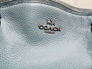 Bolso Coach Azul Piel