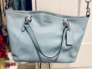 Bolso Coach Azul Piel