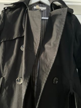 Gabardina Zara Negra