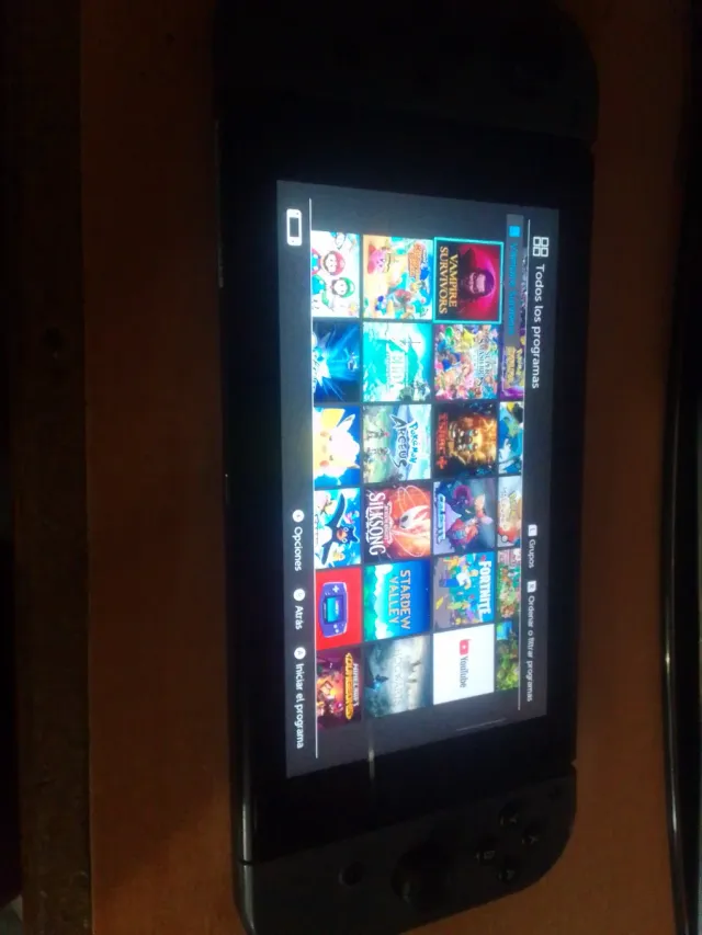 Nintendo Switch con juego