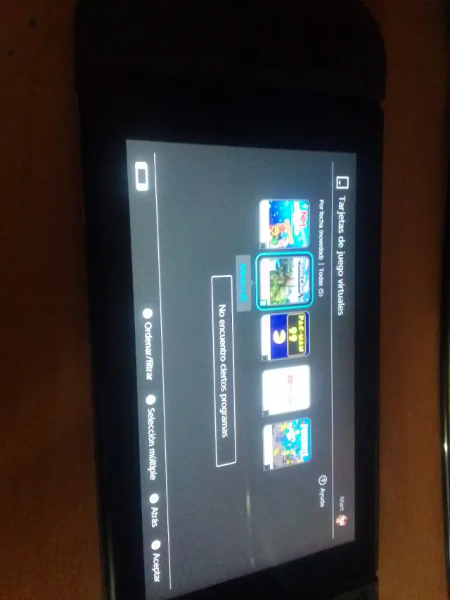 Nintendo Switch con juego