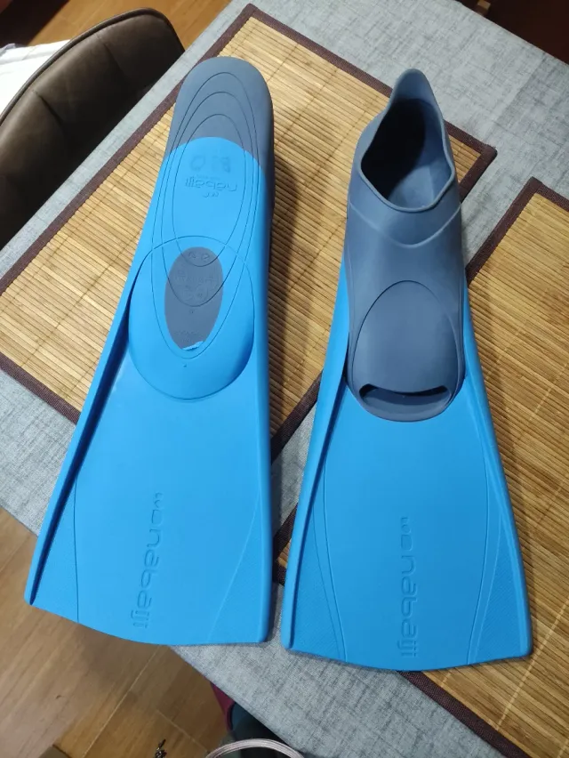 Aletas Nabaiji Decathlon Azules