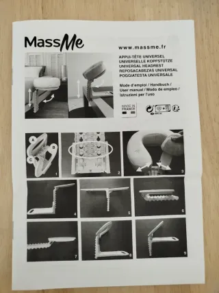 El reposacabezas de masaje universal MassMe