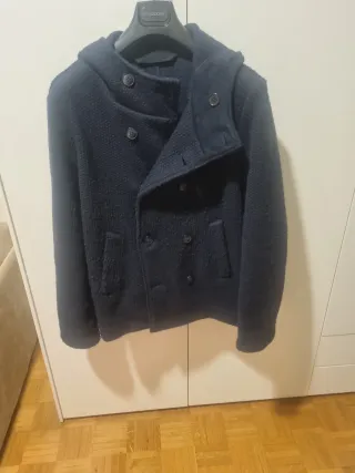 Giacca doppiopetto blu uomo