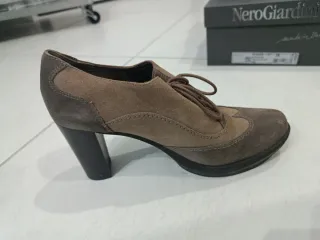 Nero Giardini Scarpe donna tacco camoscio 38
