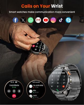 Reloj Inteligente Militar Hombre Llamadas smart