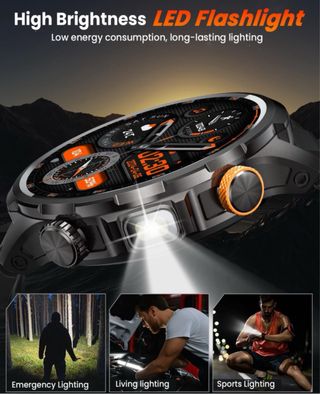 Reloj Inteligente Militar Hombre Llamadas smart