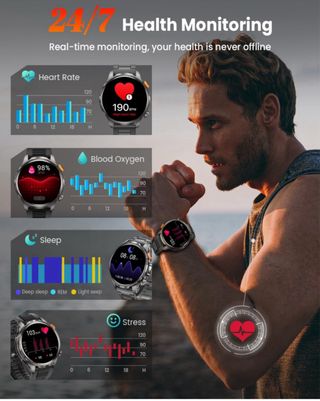 Reloj Inteligente Militar Hombre Llamadas smart
