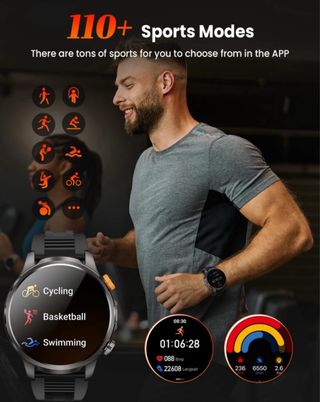 Reloj Inteligente Militar Hombre Llamadas smart