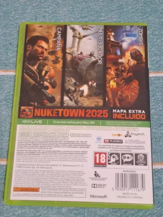 3 juegos de la serie Call of Duty para Xbox 360