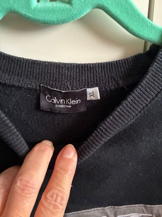 Sudadera Calvin Klein Jeans Negra