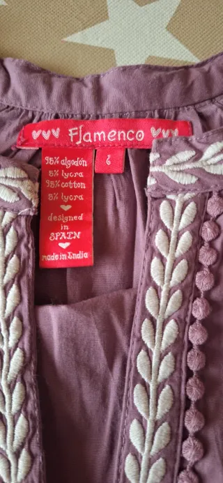 Blusa bordada boho mujer bordada