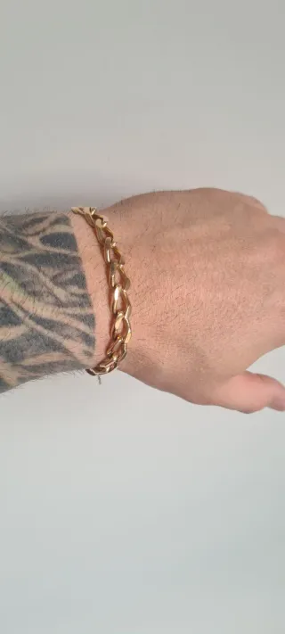 Pulsera Cubana Oro