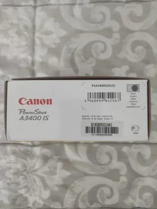 Cámara Canon PowerShot A3400 IS Plata