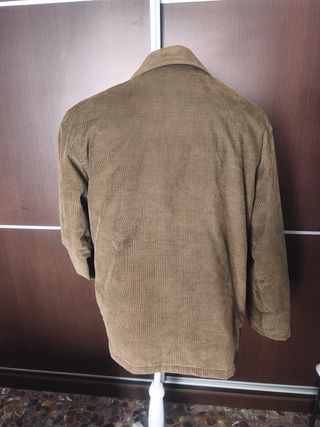 Chaqueta de pana hombre marrón