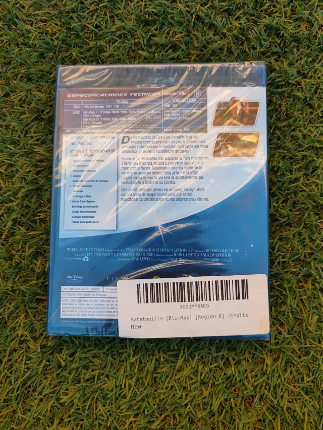 Ratatouille Blu-ray Disney Pixar Español.