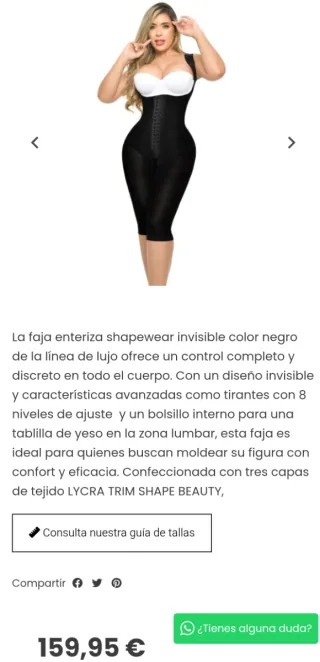 Faja Reductora Colombiana Entera