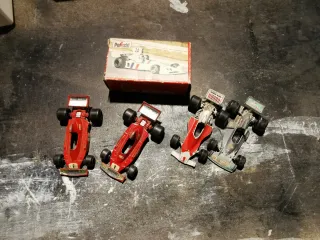 Lotto 4 Macchinine Polistil RJ