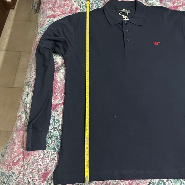 Polo manica lunga Roberto Brun blu