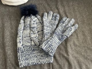 Gorro y guantes a juego Rosa y Azul Niño/a.