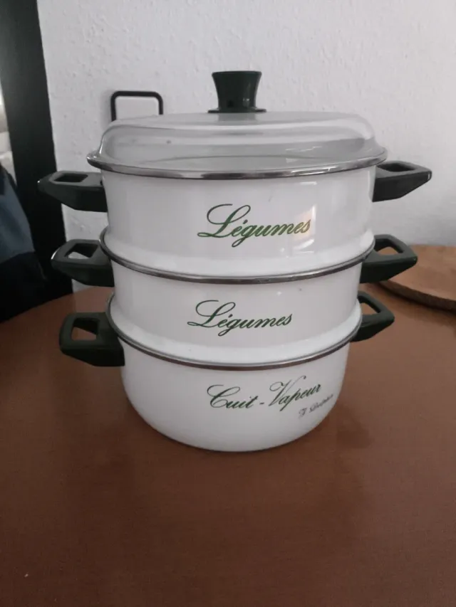 Olla vaporera Legumes 3 niveles