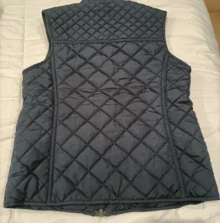 Chaleco acolchado niña, 6-7 años.Color azul marino