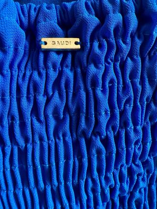 Abito elegante Gaudi blu paillettes