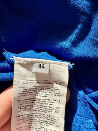 Abito elegante Gaudi blu paillettes