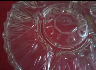 Piatto da portata in vetro