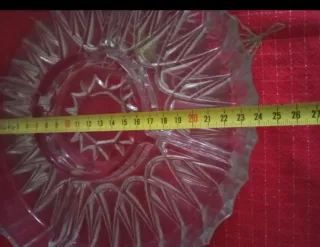 Piatto da portata in vetro