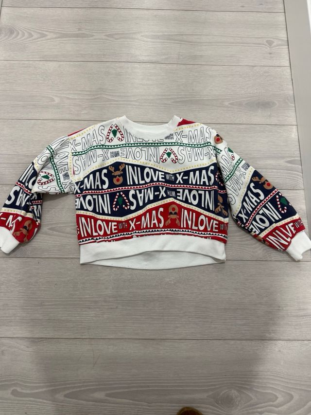 Lote 5 camisetas y 1 jersey niña 7-8 años